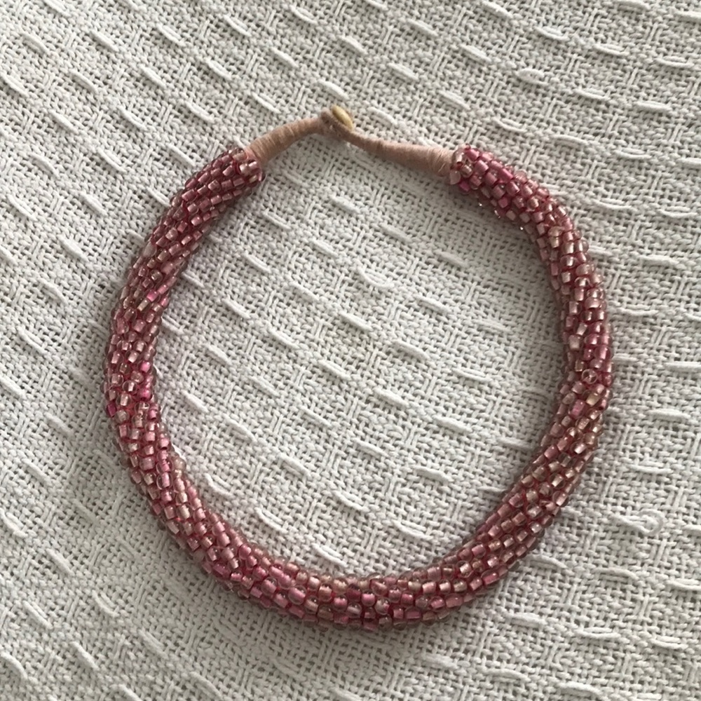 Pink Beaded Necklace